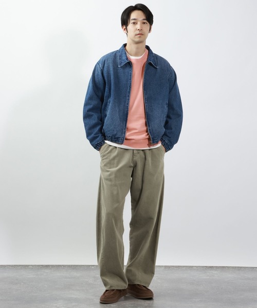 BAYFLOW(ベイフロー)の「デニムショートブルゾン(ブルゾン・メンズ・ブラック/ブルー・MEDIUM/LARGE)」の11枚目の写真