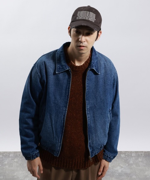 BAYFLOW(ベイフロー)の「デニムショートブルゾン(ブルゾン・メンズ・ブラック/ブルー・MEDIUM/LARGE)」の14枚目の写真