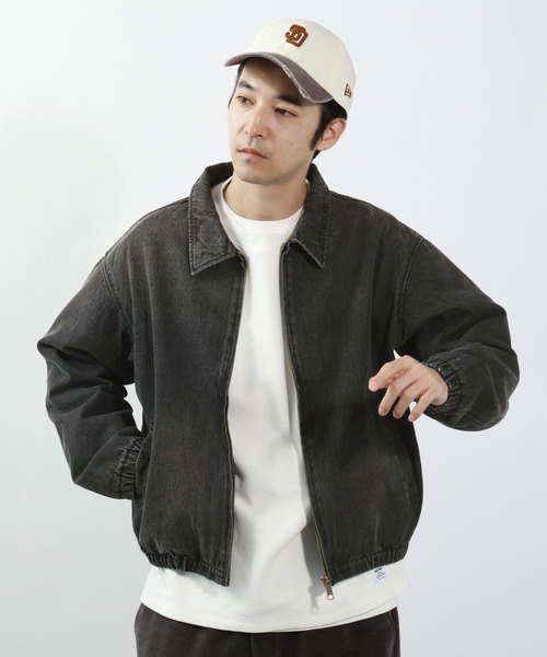 BAYFLOW(ベイフロー)の「デニムショートブルゾン(ブルゾン・メンズ・ブラック/ブルー・MEDIUM/LARGE)」の6枚目の写真