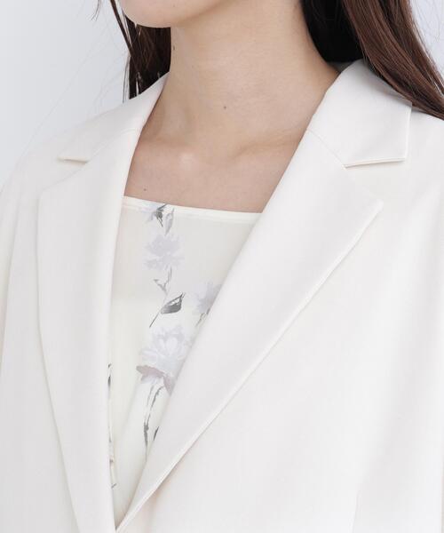 NATURAL BEAUTY BASIC（ナチュラルビューティーベーシック）の「◇スプリングカラージャケット（テーラードジャケット・レディース・ピンク/オフホワイト・FREE）」の14枚目の写真