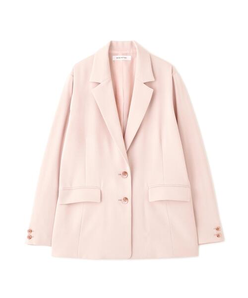 NATURAL BEAUTY BASIC（ナチュラルビューティーベーシック）の「◇スプリングカラージャケット（テーラードジャケット・レディース・ピンク/オフホワイト・FREE）」の21枚目の写真