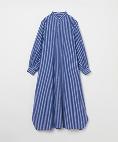 TICCA ティッカ ストライプ シャツ ワンピース SOMELOS Aライン TICCA（ティッカ） シャツワンピース 「TICCA」ストライプ テント