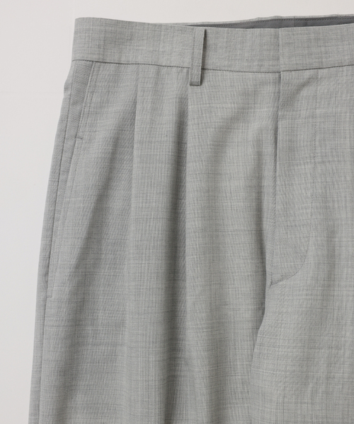 UNFOLLOW（アンフォロー）の「【FOLL / フォル】summer wool wardrobe slacks（スラックス・メンズ・チャコールグレー/グレー/ダークブルー・3/2）」の8枚目の写真