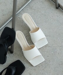 GALLEST | スウエアトゥサンダル(サンダル)