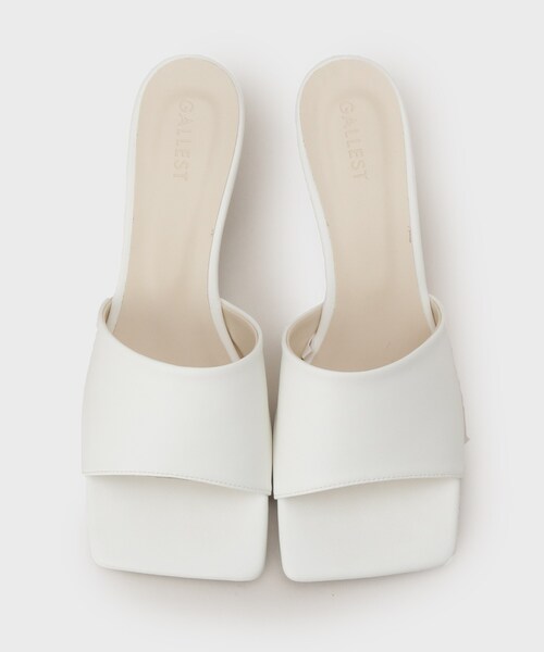 GALLEST（ギャレスト）の「スウエアトゥサンダル（サンダル・レディース・グリーン/オフホワイト/ブラック・35/45）」の15枚目の写真