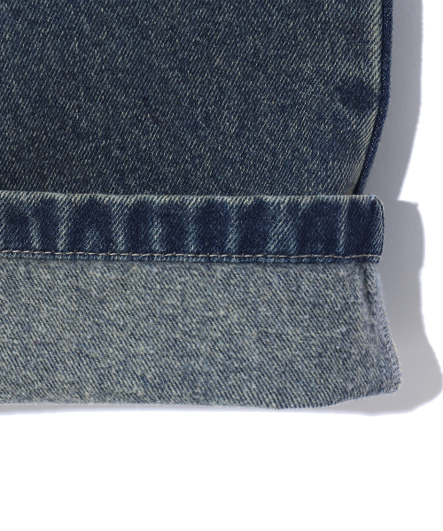 ANNOYED(アノイド)の「バンディングブラシワイドデニムパンツ LP9DU968_DARK INDIGO(デニムパンツ・メンズ・その他・32/30/27/28)」の4枚目の写真