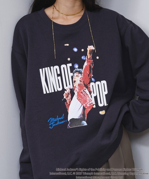 Michael Jackson)BEAT IT SWEATSHIRT（Tシャツ/カットソー）｜ROSE BUD
