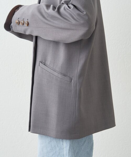 CIAOPANIC TYPY（チャオパニックティピー）の「袖折り返しオーバーサイズテーラージャケット（テーラードジャケット・レディース・アイボリー/グレー/イエロー・ONE SIZE）」の13枚目の写真