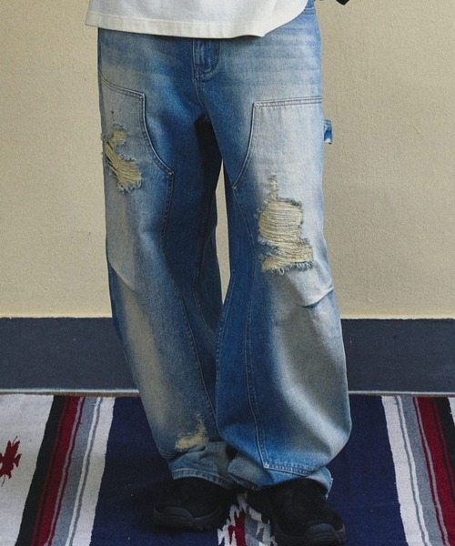 ALAND(エーランド)の「MAISON MINED/RUGGED DENIM(デニムパンツ・メンズ・ブラック/ブルー・SMALL/MEDIUM)」の11枚目の写真