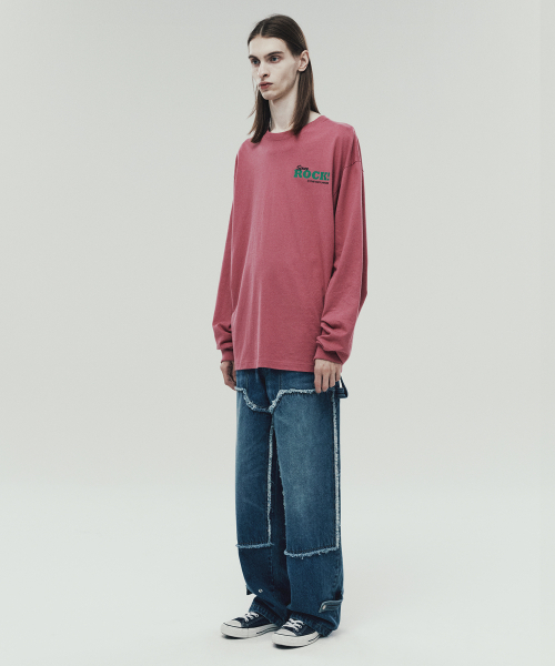 THEVINYLHOUSE(ザバイニルハウス)の「CUT OFF DOUBLE KNEE JEANS BLUE (VH2DFUD101A)(デニムパンツ・メンズ・その他・S/M/L)」の4枚目の写真