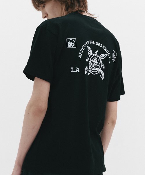 Bravado(ブラヴァド)の「GNR AFD Outline BK (BRENT2350)(Tシャツ/カットソー・メンズ・その他・2XL/L/M/XL)」の1枚目の写真