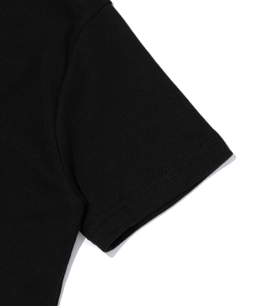 ROIDESROIS(ロワデロワ)の「リボンプリントクロップ半袖Tシャツ(ブラック)(Tシャツ/カットソー・レディース・その他・FREE)」の4枚目の写真
