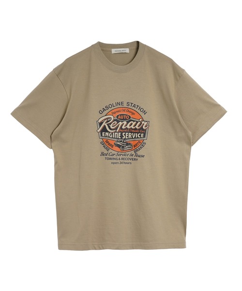 September SEOUL（セプテンバーソウル）の「レトロアメリカンイラストグラフィックTシャツ（Tシャツ/カットソー・レディース・ホワイト/カーキ・FREE）」の10枚目の写真