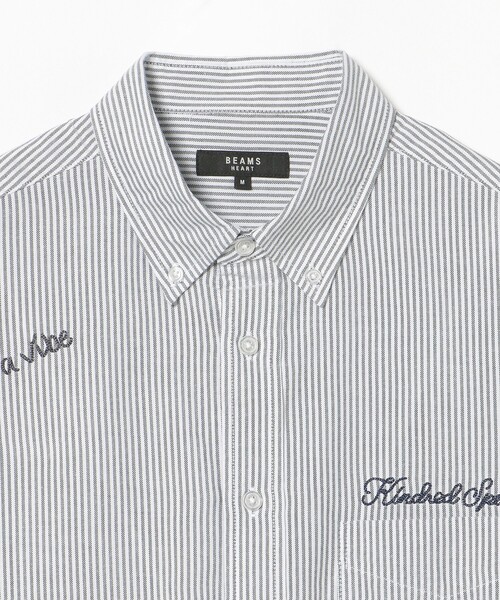 BEAMS HEART(ビームスハート)の「【6/18値下げ】レタードワッペン オックス ロングスリーブ シャツ(ユニセックス)(シャツ/ブラウス・メンズ・ネイビー/ブラック・SMALL/LARGE/MEDIUM)」の17枚目の写真
