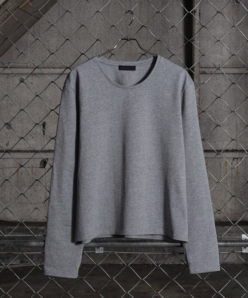 LANDNESS（ランドネス）の「【LANDNESS/ランドネス】COMPACT U-NECK FINGER HOLE L/S TEE/コンパクトUネックフィンガーホールロングスリーブTEE（Tシャツ/カットソー・メンズ・グレー/ホワイト/ブラック・L/M/S）」の19枚目の写真