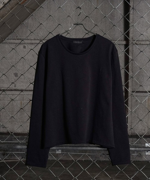 LANDNESS（ランドネス）の「【LANDNESS/ランドネス】COMPACT U-NECK FINGER HOLE L/S TEE/コンパクトUネックフィンガーホールロングスリーブTEE（Tシャツ/カットソー・メンズ・グレー/ホワイト/ブラック・L/M/S）」の6枚目の写真