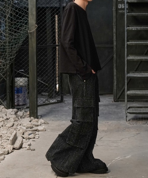 LANDNESS（ランドネス）の「【LANDNESS/ランドネス】COMPACT U-NECK FINGER HOLE L/S TEE/コンパクトUネックフィンガーホールロングスリーブTEE（Tシャツ/カットソー・メンズ・グレー/ホワイト/ブラック・L/M/S）」の17枚目の写真