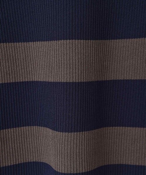 AKTE（アクテ）の「ワンショルダーニットプルオーバー（ニット/セーター・レディース・ネイビー系/ブラック・FREE）」の9枚目の写真