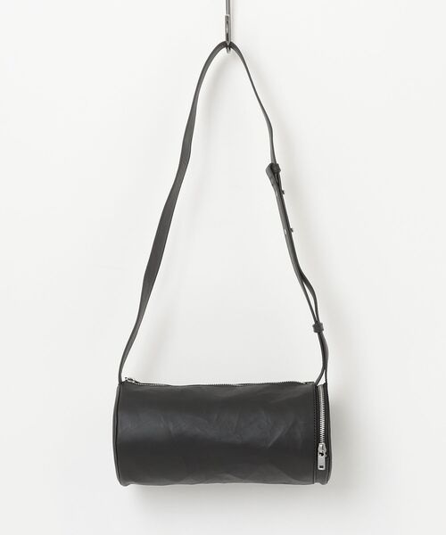 Y-3(ワイスリー)の「Y-3 LEATHER BARREL BAG(ボストンバッグ・メンズ・ブラック・ONE SIZE)」の3枚目の写真