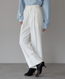 ENC | side line roll up pants with key ring / キーリング付きサイドラインロールアップパンツ(その他パンツ)