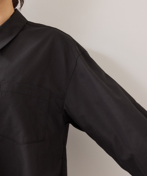 VIS（ビス）の「裾レースドッキングシャツ（シャツ/ブラウス・レディース・オフホワイト/ブラック・FREE）」の21枚目の写真