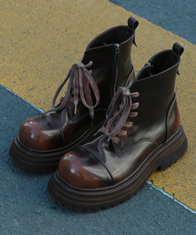 WETHEROAD（ウィーザロード）の「WTRD5157 ニコルサンディングヴィンテージ7ホールボリュームワーカー ブラウン（ブーツ）」