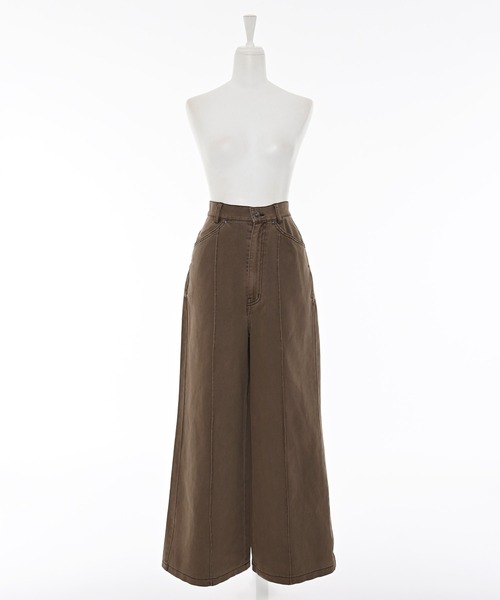 Narcissus（ナルシス）の「【MIDVEIN】ペインターデニム（デニムパンツ・レディース・ブラウン/ブルー・FREE）」の16枚目の写真