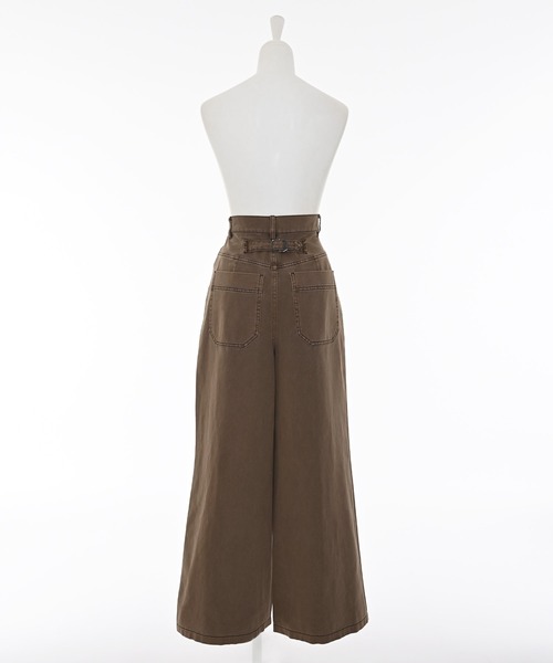 Narcissus（ナルシス）の「【MIDVEIN】ペインターデニム（デニムパンツ・レディース・ブラウン/ブルー・FREE）」の18枚目の写真