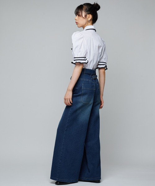 Narcissus（ナルシス）の「【MIDVEIN】ペインターデニム（デニムパンツ・レディース・ブラウン/ブルー・FREE）」の13枚目の写真