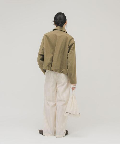 KBF（ケイビーエフ）の「ストライプイージーパンツ（その他パンツ・レディース・ブラウン/アイボリー・ONE）」の7枚目の写真