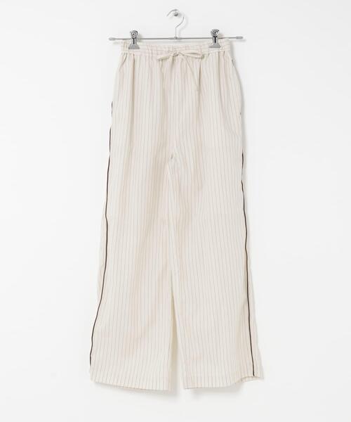 KBF（ケイビーエフ）の「ストライプイージーパンツ（その他パンツ・レディース・ブラウン/アイボリー・ONE）」の8枚目の写真