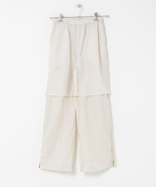 KBF（ケイビーエフ）の「ストライプイージーパンツ（その他パンツ・レディース・ブラウン/アイボリー・ONE）」の9枚目の写真