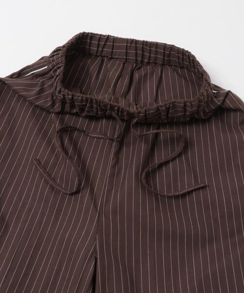 KBF（ケイビーエフ）の「ストライプイージーパンツ（その他パンツ・レディース・ブラウン/アイボリー・ONE）」の21枚目の写真