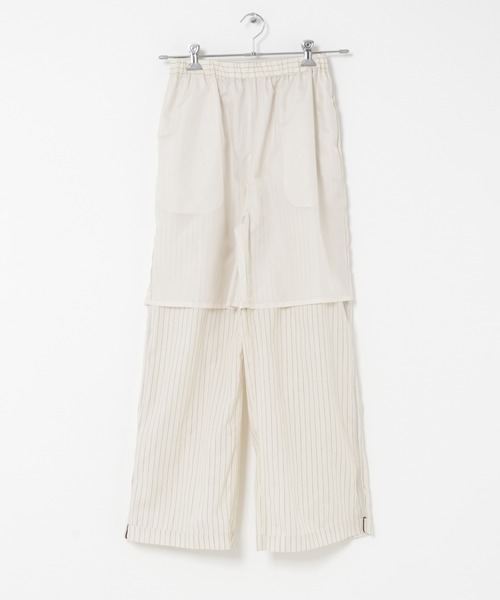 KBF（ケイビーエフ）の「ストライプイージーパンツ（その他パンツ・レディース・ブラウン/アイボリー・ONE）」の16枚目の写真