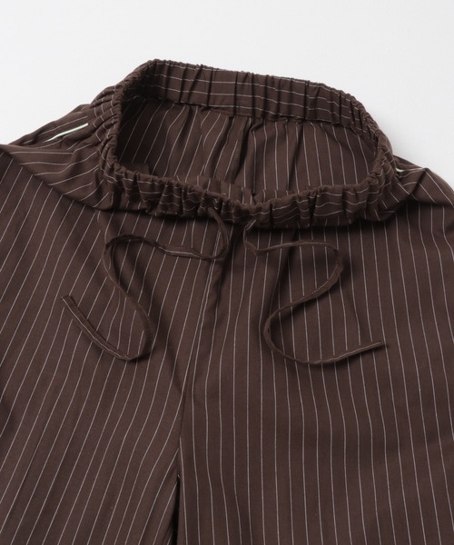 KBF（ケイビーエフ）の「ストライプイージーパンツ（その他パンツ・レディース・ブラウン/アイボリー・ONE）」の20枚目の写真