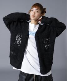 over print（オーバープリント）の「overprint/オーバープリント/PINC NOISE MOHAIR CARDIGAN（カーディガン/ボレロ）」