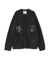 over print（オーバープリント）の「overprint/オーバープリント/PINC NOISE MOHAIR CARDIGAN（カーディガン/ボレロ）」