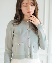 MISCH MASCH（ミッシュマッシュ）の「2026春夏新作 ステッチ配色ミラノカーディガン（カーディガン/ボレロ）」