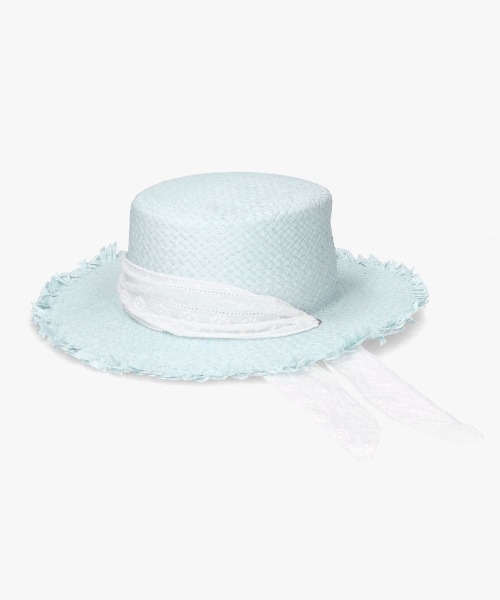 kaorinomori（カオリノモリ）の「kaorinomori  ユニンハット / カオリノモリ（ハット・レディース・ブラウン/ライトブルー/ライトベージュ・M/57.5cm）」の11枚目の写真