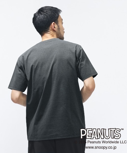 PEANUTS(ピーナッツ)の「ピーナッツ グラフィックTシャツ カレッジ(Tシャツ/カットソー・メンズ・オフホワイト/チャコールグレー・3L/LL/L/M/S)」の4枚目の写真
