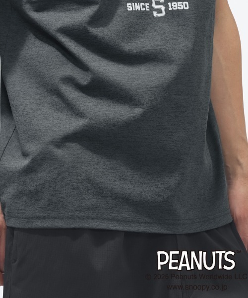 PEANUTS(ピーナッツ)の「ピーナッツ グラフィックTシャツ カレッジ(Tシャツ/カットソー・メンズ・オフホワイト/チャコールグレー・3L/LL/L/M/S)」の6枚目の写真