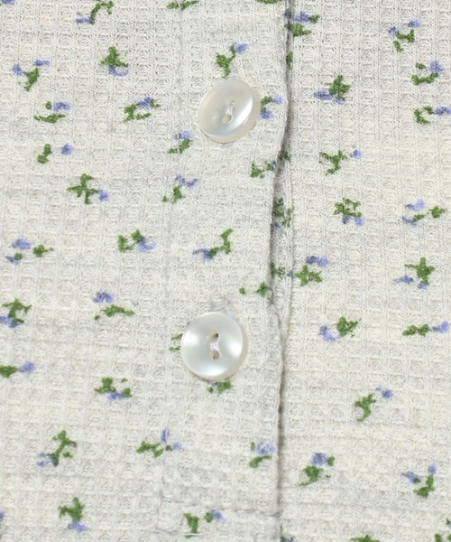 mysty woman（ミスティウーマン）の「サーマル小花カットソーLS 659807（Tシャツ/カットソー・レディース・オフホワイト/グレー・FREE）」の13枚目の写真