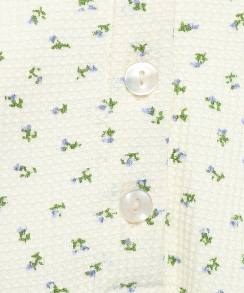 mysty woman（ミスティウーマン）の「サーマル小花カットソーLS 659807（Tシャツ/カットソー・レディース・オフホワイト/グレー・FREE）」の14枚目の写真