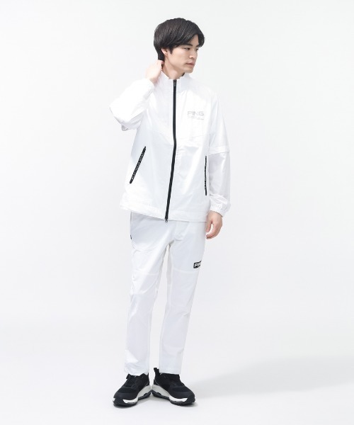 PING（ピン）の「ピン PING ピンホールメッシュパンツ（スラックス・メンズ・ブラック/グレー/ホワイト・S/M/L/LL/3L）」の6枚目の写真