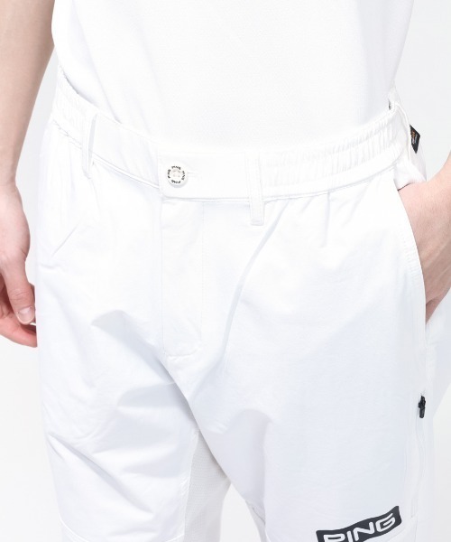 PING（ピン）の「ピン PING ピンホールメッシュパンツ（スラックス・メンズ・ブラック/グレー/ホワイト・S/M/L/LL/3L）」の7枚目の写真