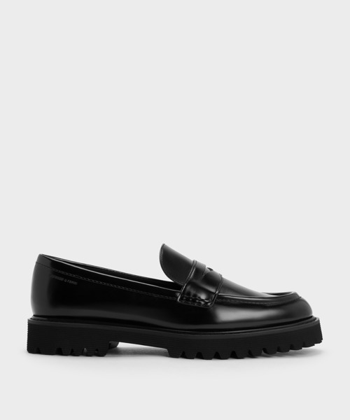 CHARLES & KEITH(チャールズ & キース)の「Kaiya カイヤ ペニーローファー(ローファー・レディース・ダークブラウン/ブラック系その他7・22.5cm/23cm/23.5cm/24.5cm/25cm)」の1枚目の写真