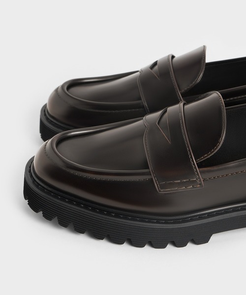 CHARLES & KEITH(チャールズ & キース)の「Kaiya カイヤ ペニーローファー(ローファー・レディース・ダークブラウン/ブラック系その他7・22.5cm/23cm/23.5cm/24.5cm/25cm)」の9枚目の写真