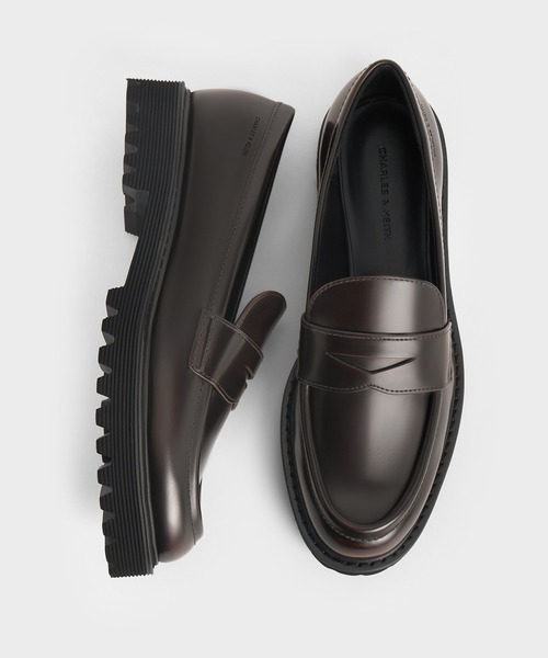 CHARLES & KEITH(チャールズ & キース)の「Kaiya カイヤ ペニーローファー(ローファー・レディース・ダークブラウン/ブラック系その他7・22.5cm/23cm/23.5cm/24.5cm/25cm)」の10枚目の写真