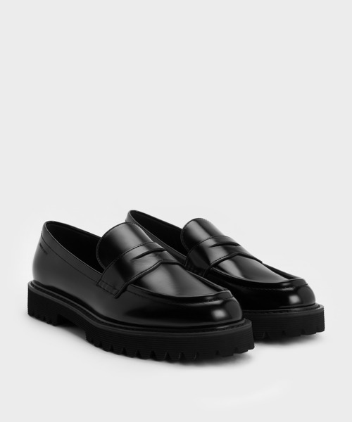 CHARLES & KEITH(チャールズ & キース)の「Kaiya カイヤ ペニーローファー(ローファー・レディース・ダークブラウン/ブラック系その他7・22.5cm/23cm/23.5cm/24.5cm/25cm)」の3枚目の写真