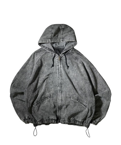セール】Vintage like denim hoodie / ヴィンテージライク ハード